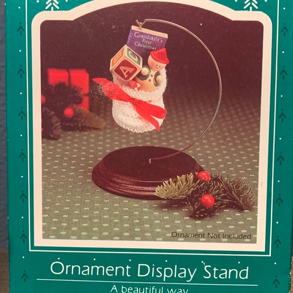 NEW In BOX Vintage HALLMARK Ornament Display Stand 1985 - Picture 1 of 5